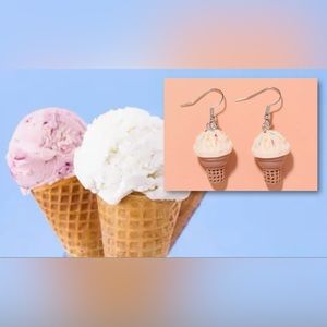 $1 ICE CREAM EARRINGS. NEW. $1 WITH ANY $10 ORDER OR MORE